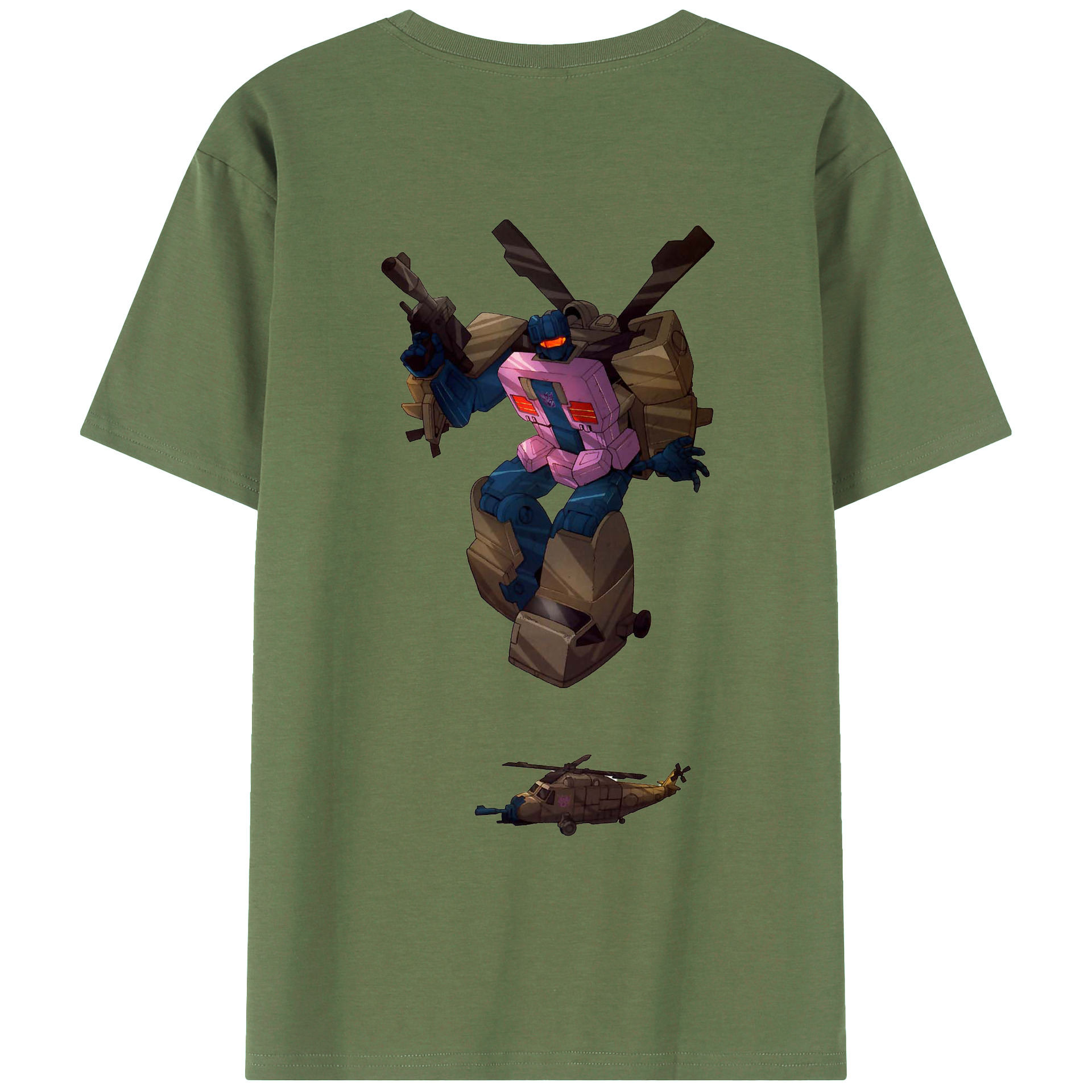 （画像用）  綿100％ メンズ半袖Tシャツ（バックプリント） 通気性